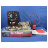 See-Action Football Game, Twister Mat, Basketball