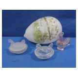 Fenton Hens, Glass Eggs