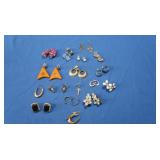 Vintage Costume Jewelry-Earrings, some Clip-on