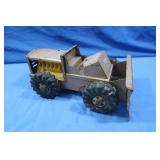 Vintage Structo Metal Plow Truck,plastic yellow pc