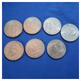 7 Eisenhouser Dollars-various years