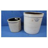 2 Antique Crocks-1 & 3 Gallon