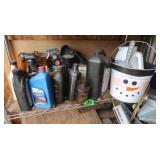 Shelf Contents-Oil, Pwr Steering Fluid, Mineral