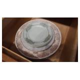 Victoria Austria China Plates, Blue Flow Plates &