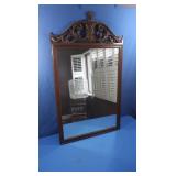 Wall-hung wood framed mirror-24x41