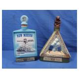 Vintage Jim Beam New Mexico, Yellowstone Decanters