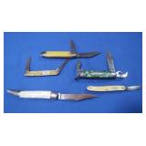 Various Pocket Knives