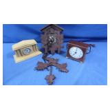 Cuckoo Clock, Bakelite Clock, Seth Thomas Clock
