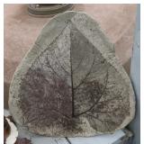 Concrete Yard Leaf Decor
