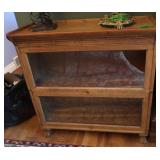 Barristers Cabinet(1 broken glass panel) 34x14x36"