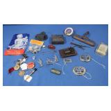 Railroad Badges, Pewter box, Roller, Key Holder