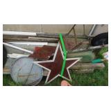 Misc Lot-Wheelbarrow, Wood & more