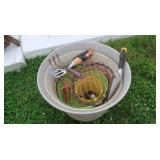 Plastic Pots & Shovels