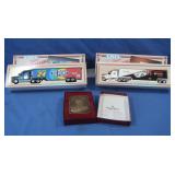 Davey Allison Plaque, 2 ERTL Racing Haulers