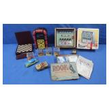 Vintage Music Box, Cards, Slot Machine