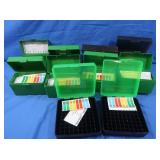 9 Plastic Ammunition Boxes