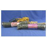 2 New Coils, 3/8x75 Camo Rope, Yellow Nylon Rope
