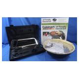 NIB Cuisinart 14" Portable Grill, Maxam Meat