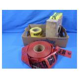 23 rolls Caution Tape-2 Yellow, 1 Red