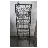 Wire Market Display Rack 17x50x17"