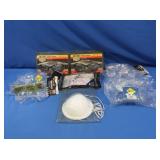 2 pr Safety Glasses, Painting Mask & more