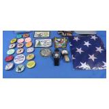 Vintage Sportsman Pins,Watches-Steelers,Expedition