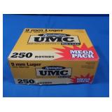 Approx 100 Remington UMC 9mm Luger 115 gr