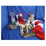 Christmas Stockings, Candle Lights