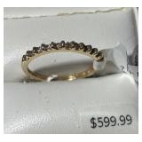 NIB 14kt Diamond Ring  1/4CTTW "Cherish Always"