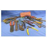 Pipe Wrenches, Pliers, Wire Cutters