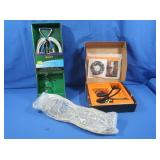 New Dog Tie Cable & Hook w/small Walkie Talkie,