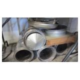 4 Sections 8"x32 Vent Pipe & Acces