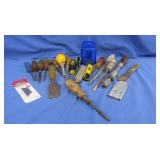 Screwdrivers incl Craftsman, Chisels