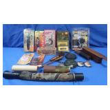 Large Variety Hunting Supplies w/Turkey Call,