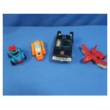 4 Vintage G1 Transformers(trail blazer is missing