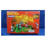 1982 Mattel Magic Talk Smurf Village w/Box