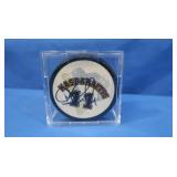 Kasparitis Autographed Puck in Case
