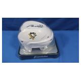 NIP Penguins Mini Helmet w/Teddy Blueger Autograph