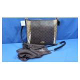 NWT Coach Khaki/Brown Multi-Marlon HB