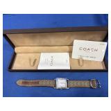 NIB Coach Watch w/Paperwork(damage on box)