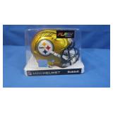 Steelers Mini Helmet Autographed by J Fields w/COA