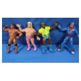 4 Vintage LJN WWF Wrestling Figures