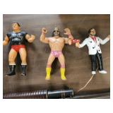 3 Vintage LJN WWF Wrestling Figures