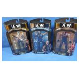 2 NIB AEW Dustin Rhodes Action Figures