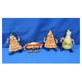 Vintage "Food Fighters" Figures-Lot