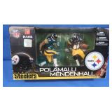 NIP Steelers Figures-Polamalu & Mendenhall