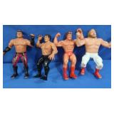 4 Vintage LJN WWF Wrestling Figures