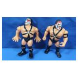 Ax and Smash 4.5" Vintage Wrestling Figures