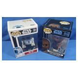 NIB Pop! Star Wars, R2D2, Chebacca