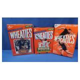 3 Wheaties Boxes-J.J. & T.J . Watt, F. Harris,